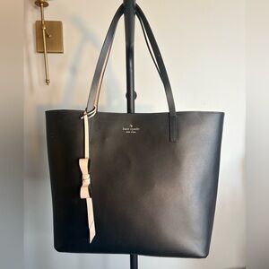 Kate Spade Black and Cream Tote Bag